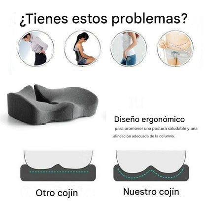 Cojín de asiento de espuma viscoelástica