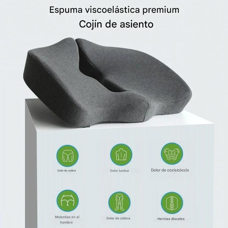 Cojín de asiento de espuma viscoelástica