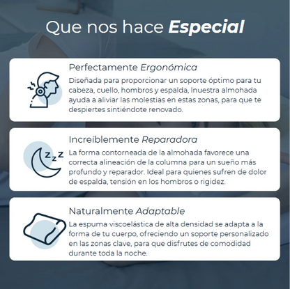 Almohada Premium para aliviar el dolor.